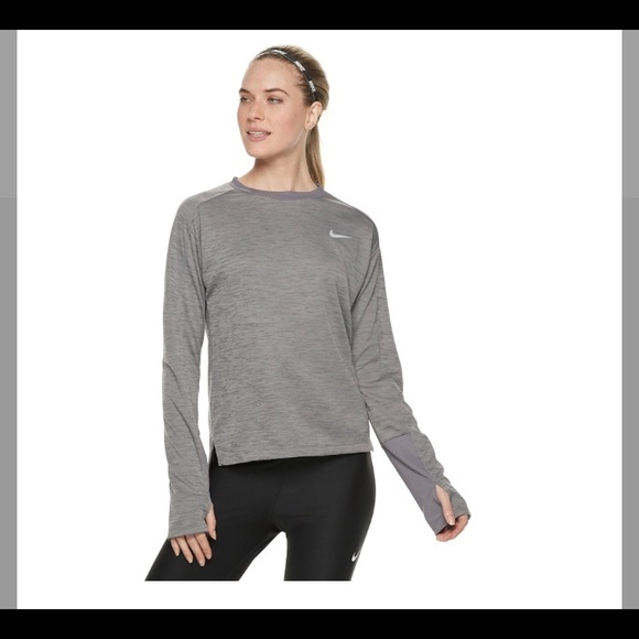 women's nike pacer long sleeve running top